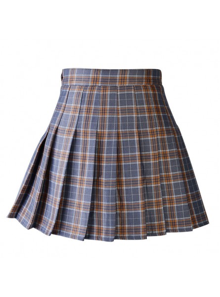 Women Pleat Skirt Harajuku Style Plaid Skirts Mini Cute School Uniforms Ladies Kawaii Skirt