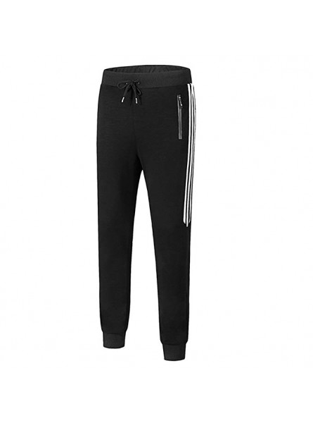 Men's Classic Striped Casual Tracksuit Running Joggers Sports Hooded Jackets & Pants